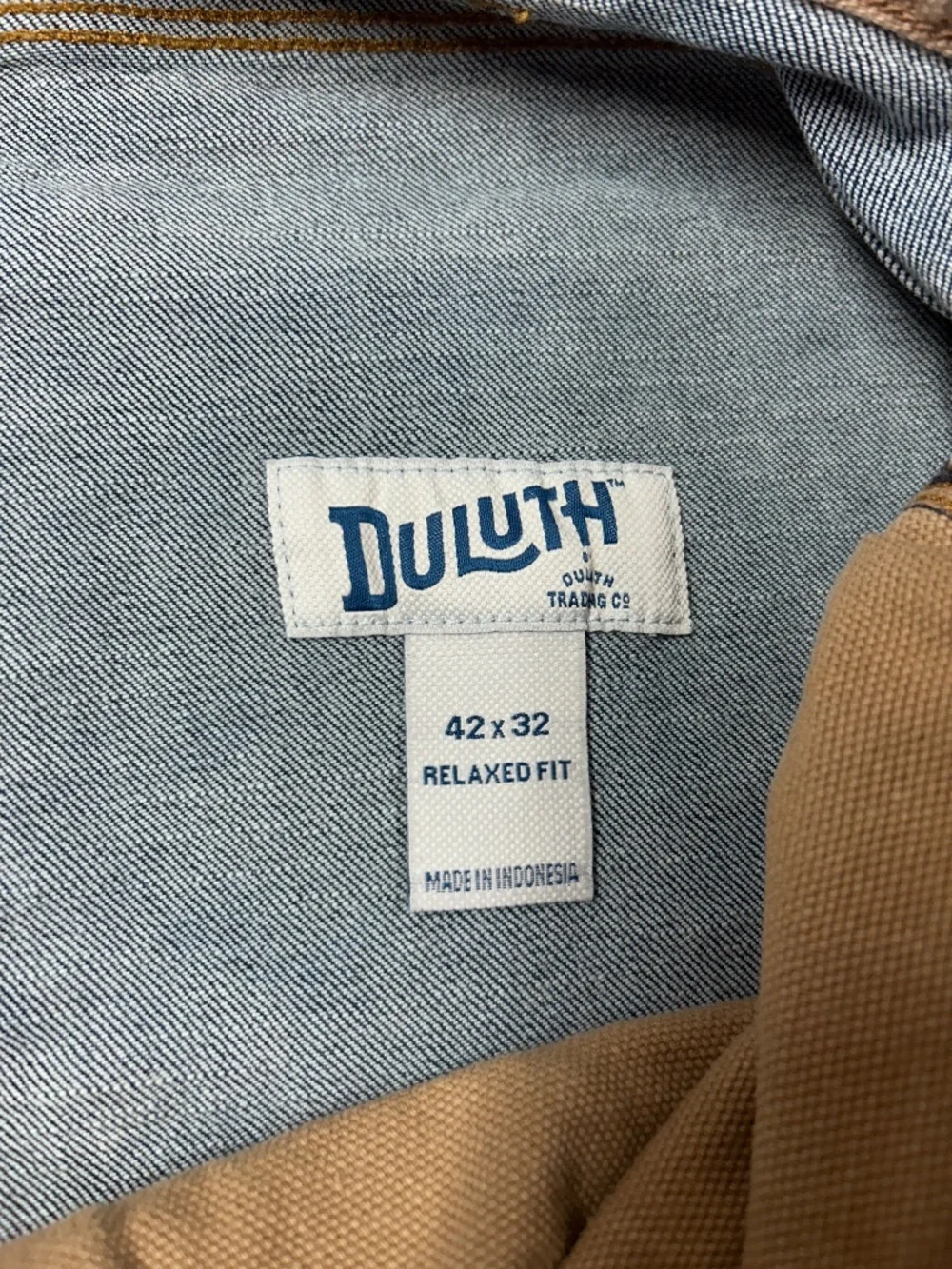 Duluth Trading Co Flex Ballroom Jeans Mens 42x32 Relaxed Fit Very Good Condition